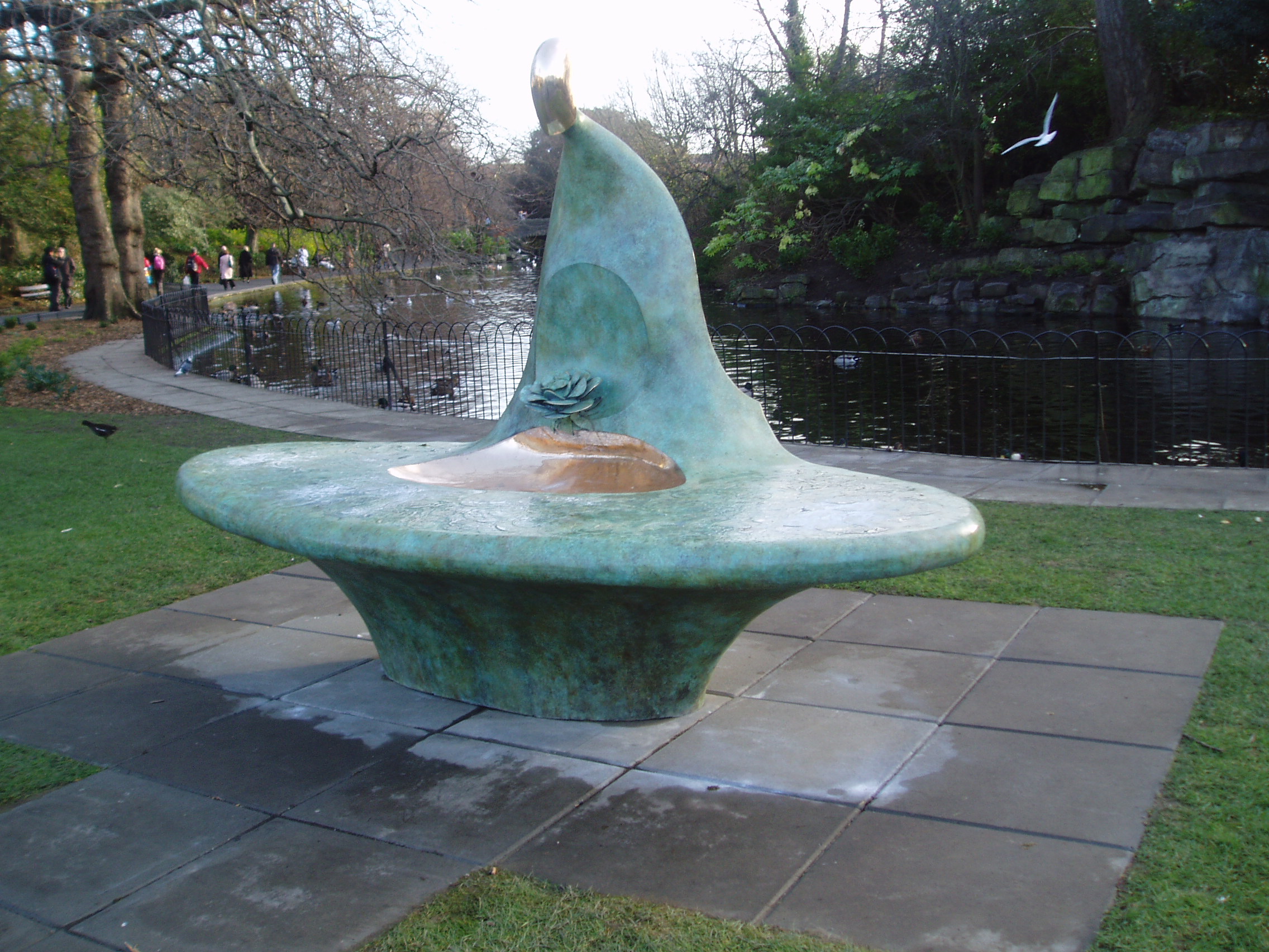 The Rosebowl - Bronze Sculpture Ireland | Irish Sculpture | Cast Bronze